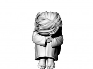 angel girl with wings Modelo 3D