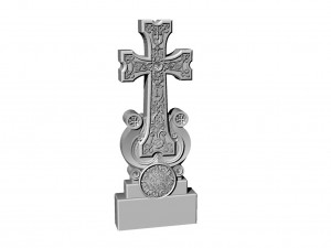 Khachkar cross Modèle 3D