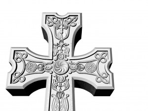 Khachkar cross 3D 모델