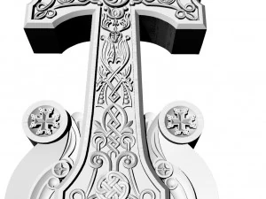 Khachkar cross 3D Model