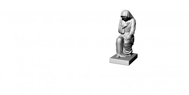 Grieving mother Modèle 3D .c4d .max .obj .3ds .fbx .stl .blend 