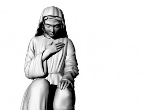 Grieving mother 3D Model