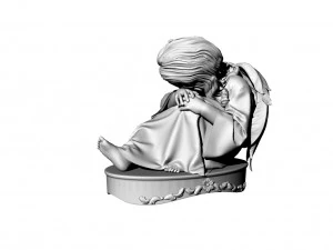 Angel sculpture 3D Model
