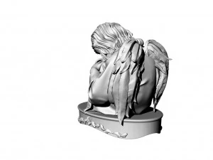 Angel sculpture 3D Model
