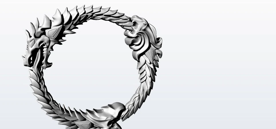 the ring of dragons 3D Model .c4d .max .obj .3ds .fbx .stl .blend