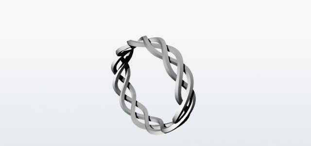 the celtic ring 3D Модель .c4d .max .obj .3ds .fbx .stl .blend 