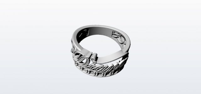 the diana ring 3Dモデル .c4d .max .obj .3ds .fbx .stl .blend 