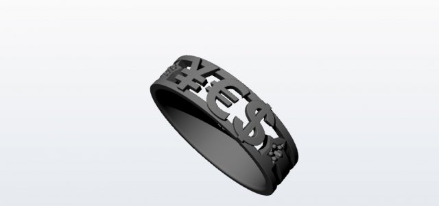 ring yes 3D Model .c4d .max .obj .3ds .fbx .stl .blend 