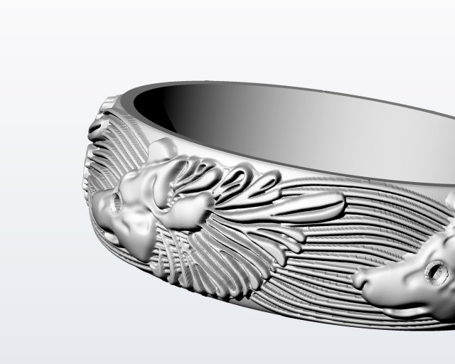 the ring bear 3D Model .c4d .max .obj .3ds .fbx .stl .blend 
