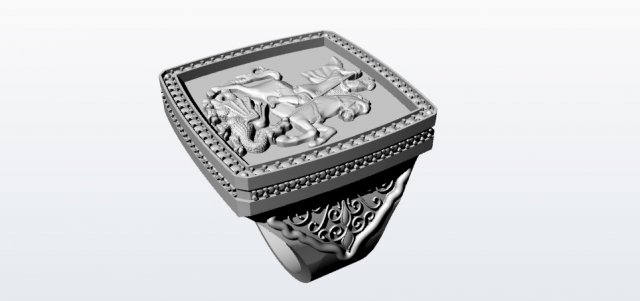 signet george 3D 모델 .c4d .max .obj .3ds .fbx .stl .blend 