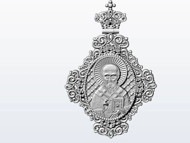 saint nicholas 3D Model .c4d .max .obj .3ds .fbx .stl .blend 