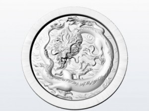 the dragon medallion 3D Model