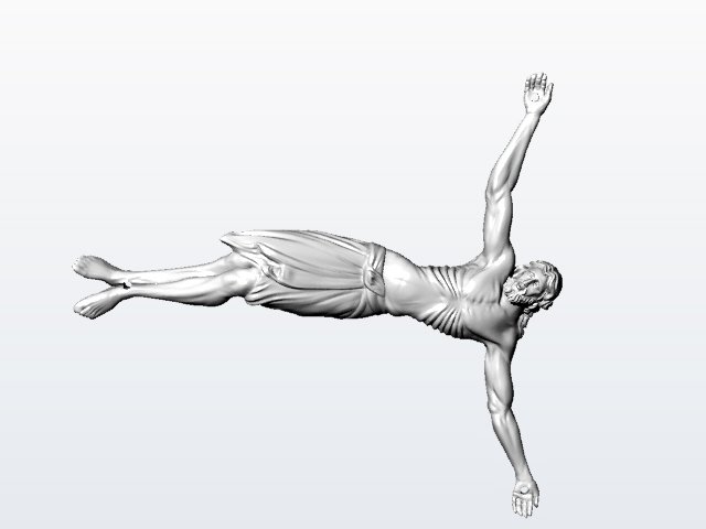 jesus crucifixion Model 3D .c4d .max .obj .3ds .fbx .stl .blend 