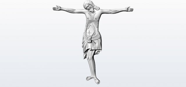 jesus crucifixion 3D Модель .c4d .max .obj .3ds .fbx .stl .blend