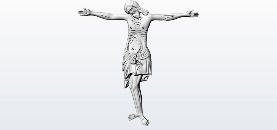 jesus crucifixion 3D Model .c4d .max .obj .3ds .fbx .stl .blend