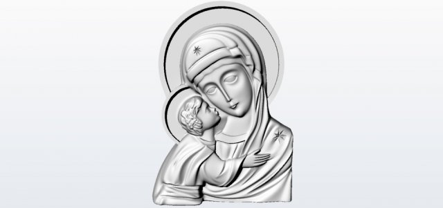 mother and child Model 3D .c4d .max .obj .3ds .fbx .stl .blend 