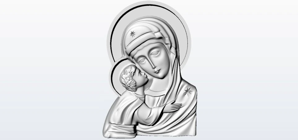 mother and child 3D Model .c4d .max .obj .3ds .fbx .stl .blend 
