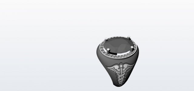 signet of stone 3D मॉडल .c4d .max .obj .3ds .fbx .stl .blend