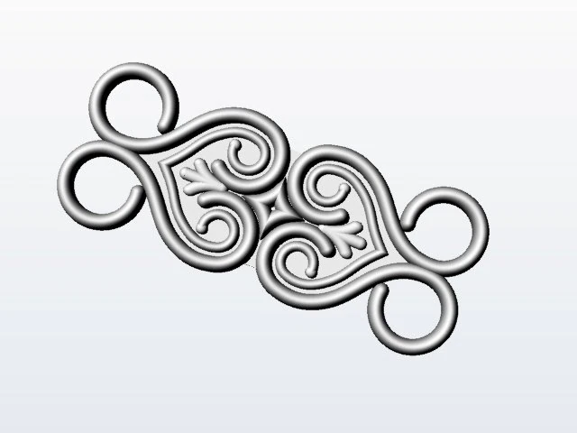ornament 3D Model .c4d .max .obj .3ds .fbx .stl .blend 