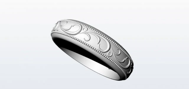 शादी की अंगूठी 3D मॉडल .c4d .max .obj .3ds .fbx .stl .blend 