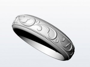 wedding ring Modello 3D