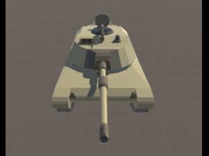 m1 abrams tank cartoon style 3D 模型
