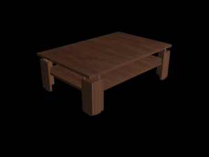 modern living room table 3D Model
