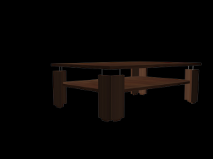 modern living room table 3D Model