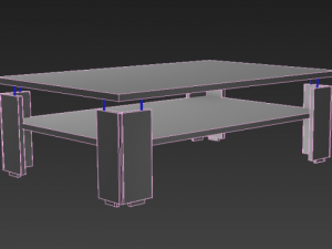 modern living room table 3D Model