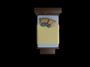 modern bedroom set 3D Model