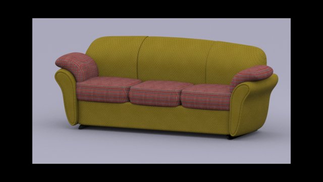 divan Modèle 3D .c4d .max .obj .3ds .fbx .stl .blend 