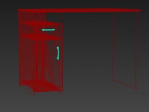 wooden table 3D Model