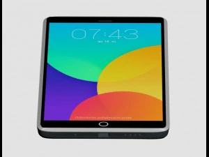 mobile phone meizu mx4 3D Model