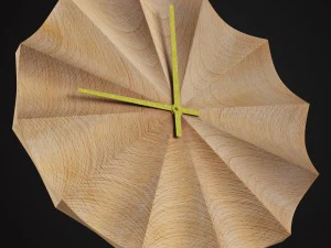 wooded clock do not disturb 3D Model