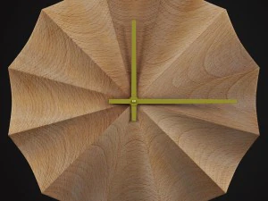 wooded clock do not disturb 3D Model