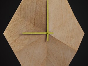 wooded clock do not disturb 3Dモデル