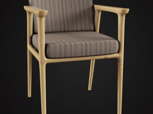 moooi zio dining chair Model 3D