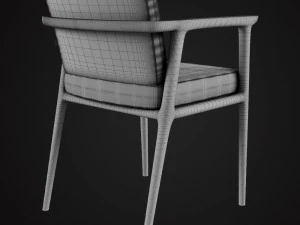 moooi zio dining chair 3D Model
