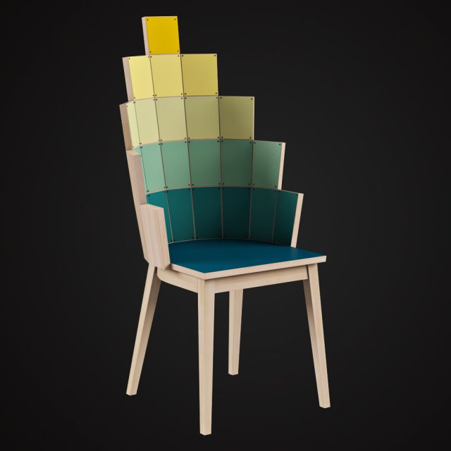 chair paniepesci 3Dモデル .c4d .max .obj .3ds .fbx .stl .blend 