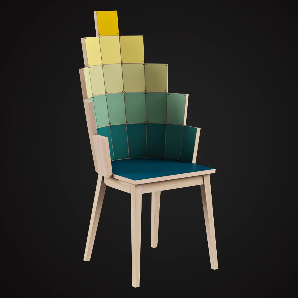 chair paniepesci 3D Model .c4d .max .obj .3ds .fbx .stl .blend