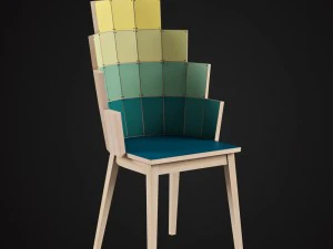 krzesło niepesci Model 3D