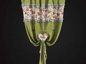 provence curtains 3D 模型
