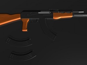 ak47 Modèle 3D