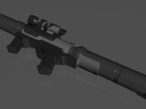 rocket laucher 3D 모델
