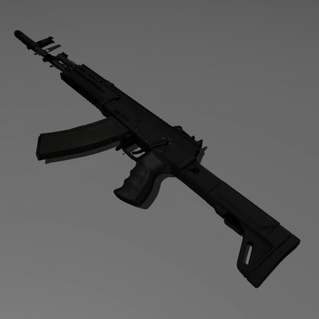 ak-12 kalashnikov Model 3D .c4d .max .obj .3ds .fbx .stl .blend 