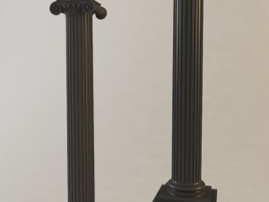 ionic column 3D Model