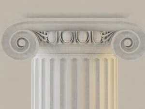 ionic column 3D Model