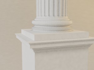 ionic column 3D Model