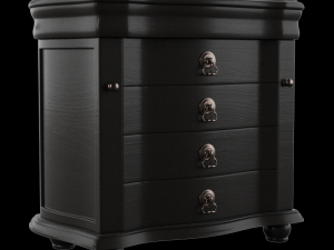 wooden jewelry box 3D Model