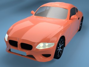 bmw m z4 coupe Modelo 3D